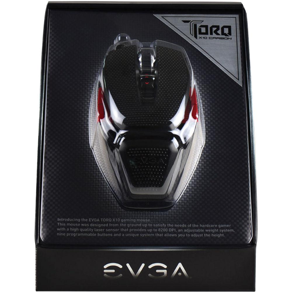 EVGA TORQ X10 Carbon USB Wired Gaming Mouse