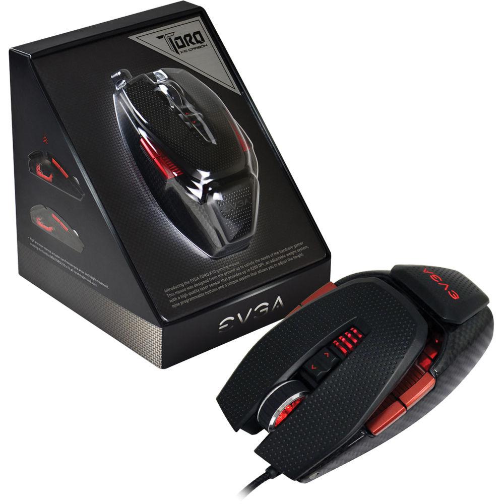 EVGA TORQ X10 Carbon USB Wired Gaming Mouse