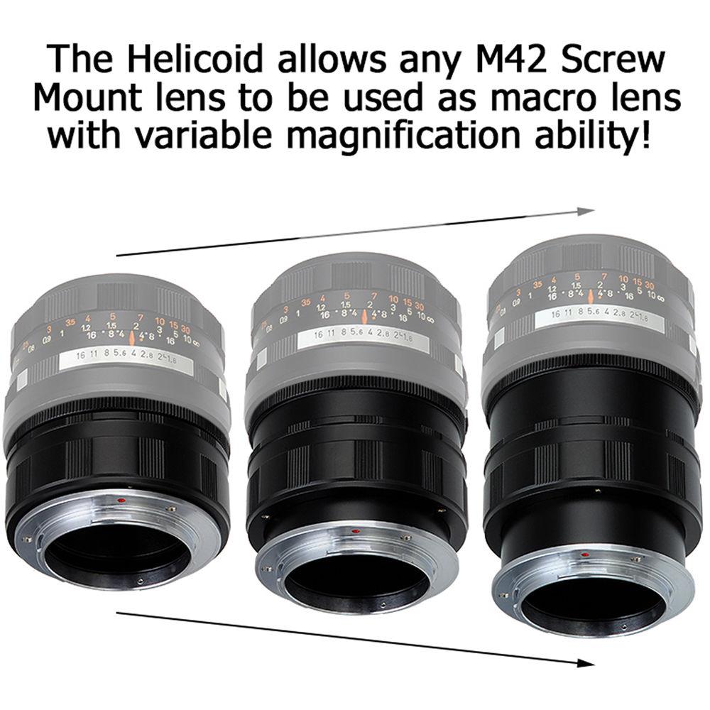 FotodioX M42 Screw-Mount Lens to MFT Mirrorless Camera Adapter with Macro