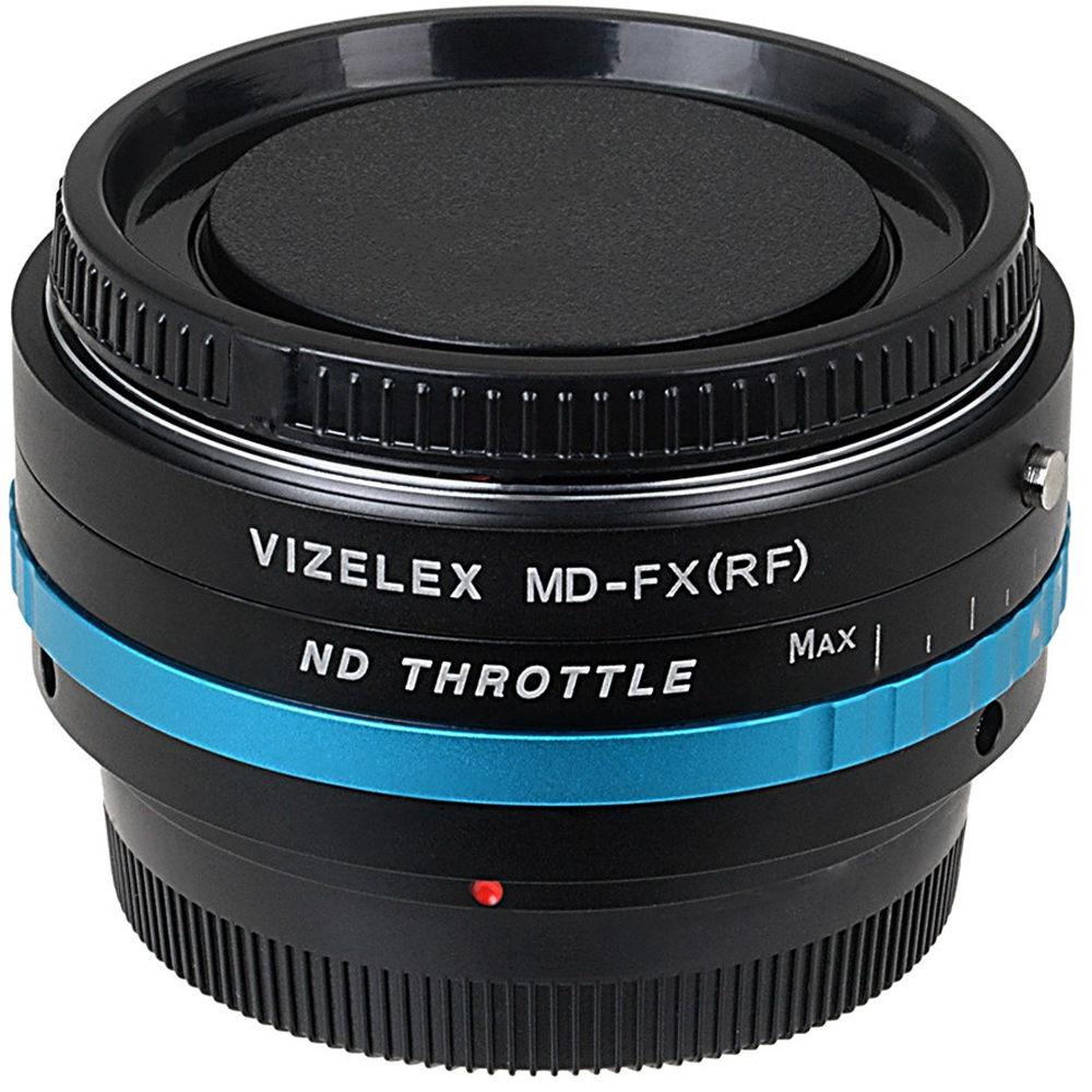 FotodioX Minolta MD Lens to Fujifilm X-Mount Camera Vizelex ND Throttle Adapter