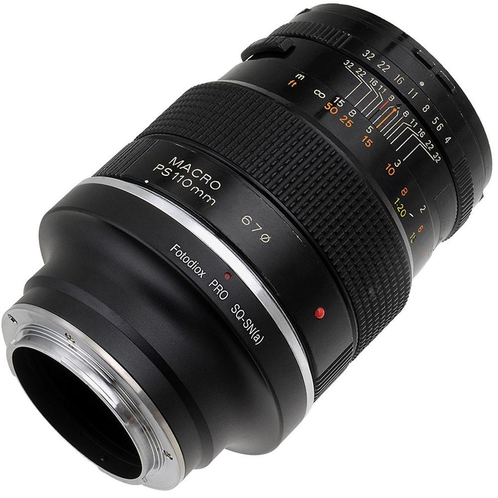 FotodioX Pro Lens Mount Adapter for Bronica SQ-Mount Lens to Sony A-Mount Camera