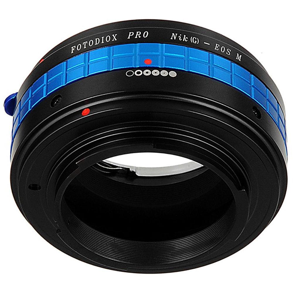 FotodioX Pro Lens Mount Adapter for Nikon F-Mount Lens to Canon EF-M Mount Camera