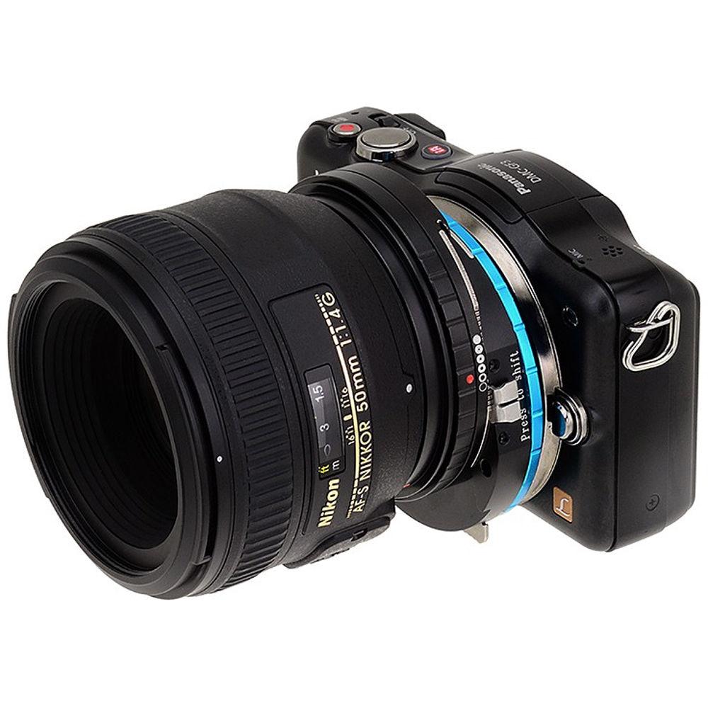 FotodioX Pro Lens Mount Shift Adapter for Canon FD-Mount Lens to Select Micro Four Thirds-Mount Cameras
