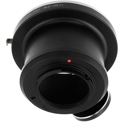 FotodioX Pro Mount Adapter for Mamiya 645 Lens to Nikon 1-Series Camera