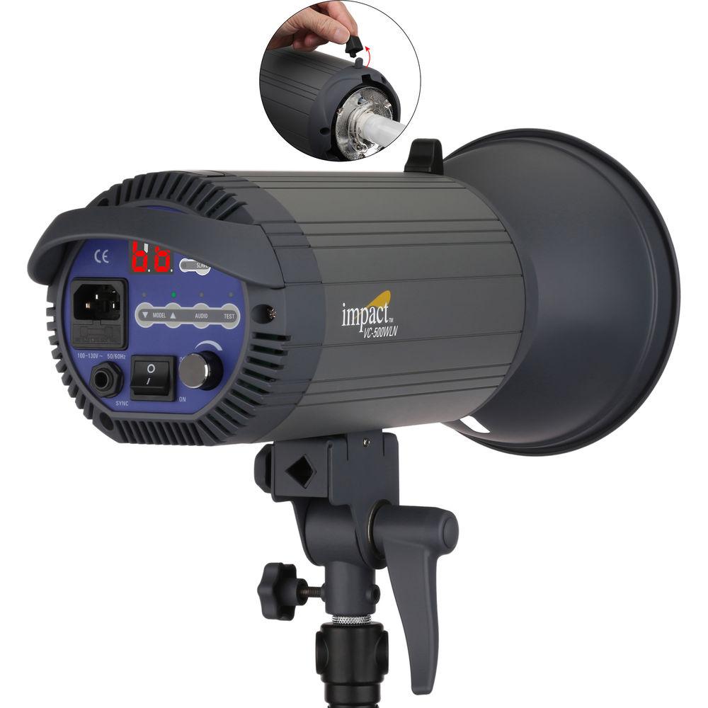 Impact VC-500WLN 3-500Ws Digital Monolight with Transmitter Kit