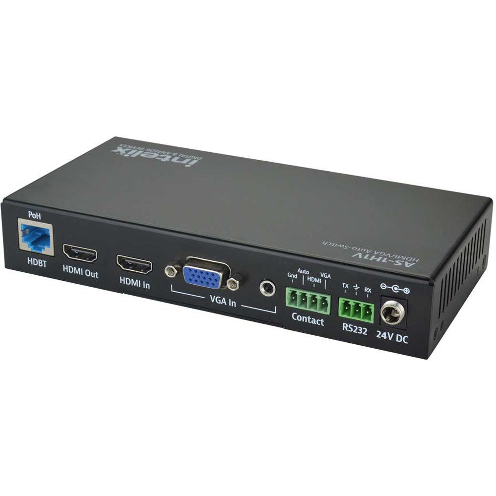 Intelix HDMI VGA Auto-Switcher with VGA Scaling, HDMI & HDBaseT Output