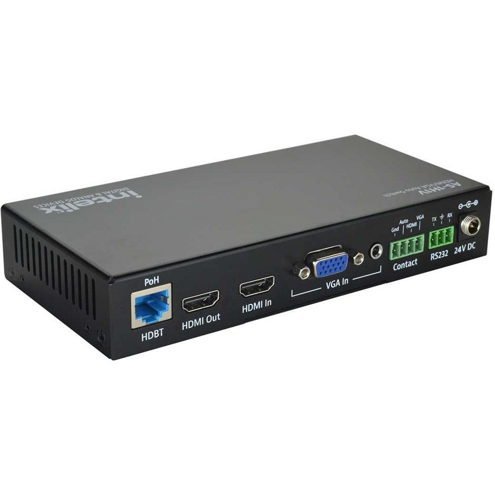 Intelix HDMI VGA Auto-Switcher with VGA Scaling, HDMI & HDBaseT Output