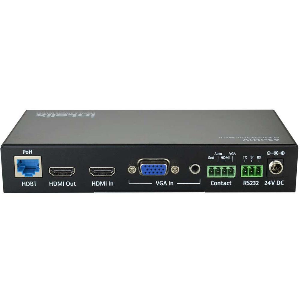 Intelix HDMI VGA Auto-Switcher with VGA Scaling, HDMI & HDBaseT Output