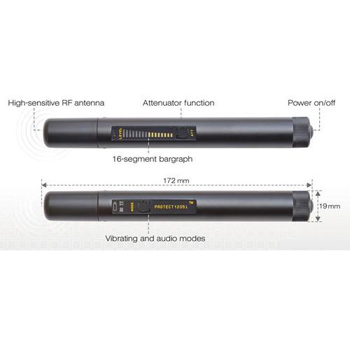 KJB Security Products DD12051 iProtect RF Wireless Signal Detector Wand