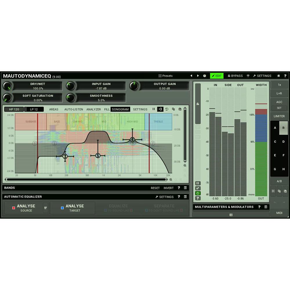 MeldaProduction MAutoDynamicEq - Dynamic Equalizer Plug-In