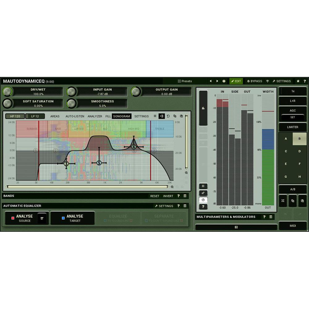 MeldaProduction MAutoDynamicEq - Dynamic Equalizer Plug-In