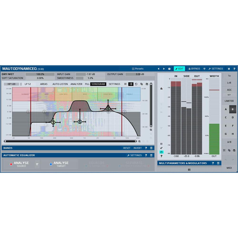 MeldaProduction MAutoDynamicEq - Dynamic Equalizer Plug-In