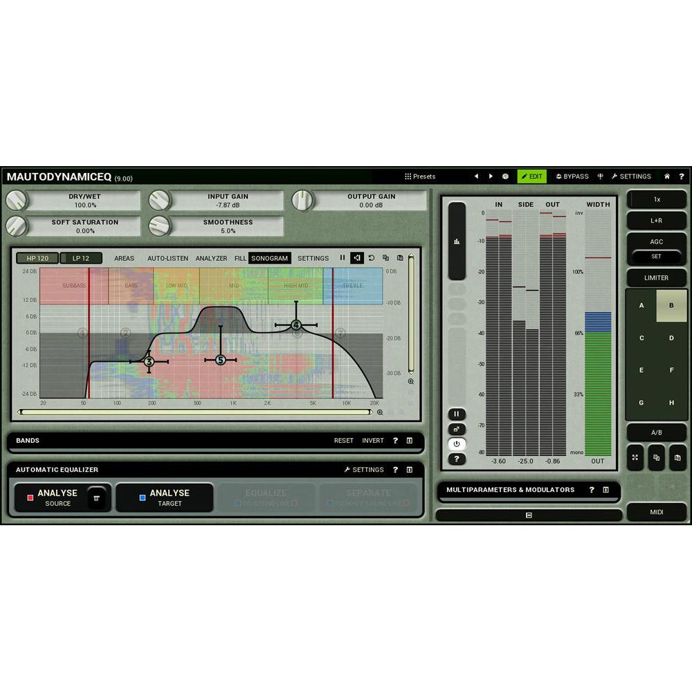 MeldaProduction MAutoDynamicEq - Dynamic Equalizer Plug-In
