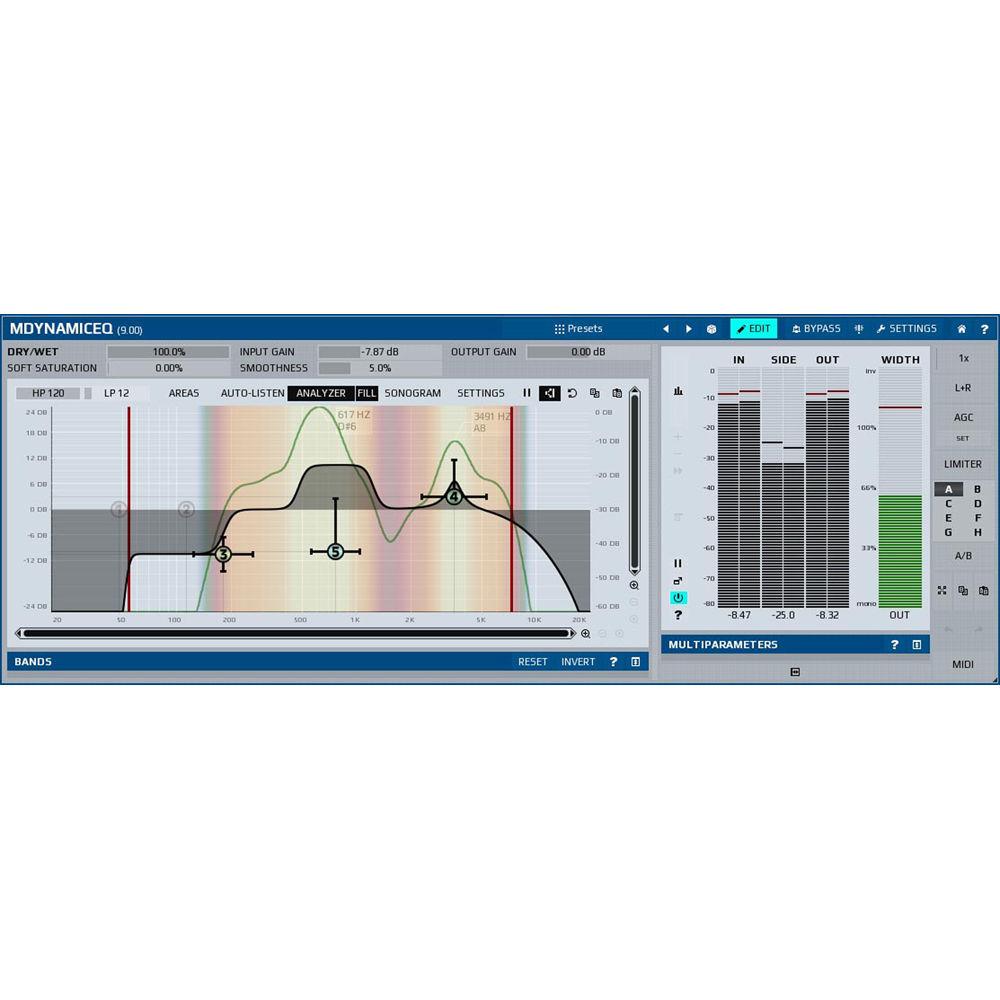 MeldaProduction MDynamicEq - Dynamic Equalizer Plug-In