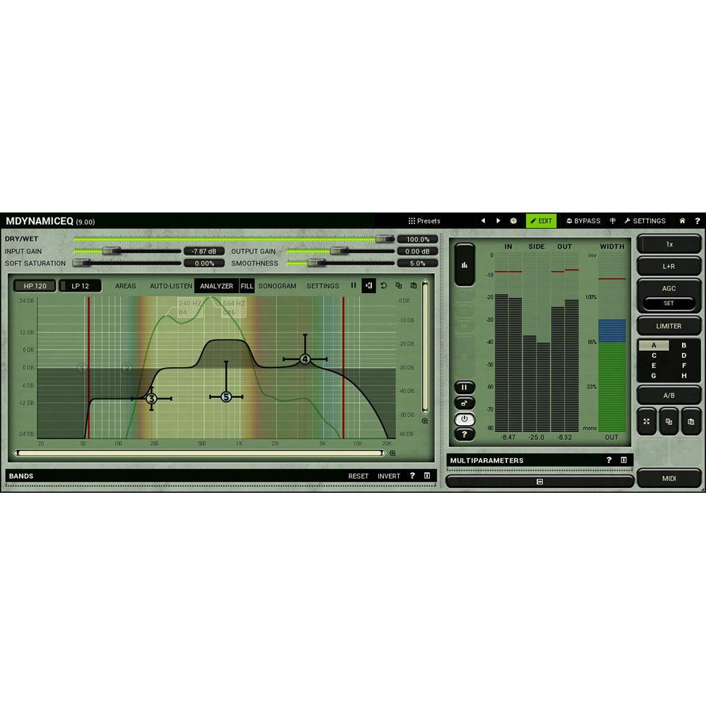 MeldaProduction MDynamicEq - Dynamic Equalizer Plug-In