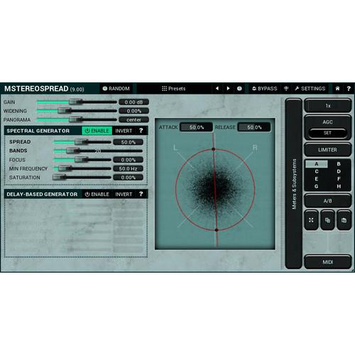 MeldaProduction MStereoSpread - Stereo Expansion Plug-In