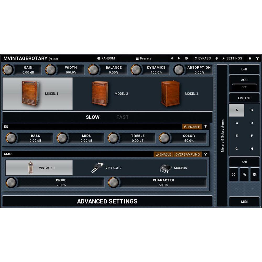 MeldaProduction MVintageRotary - Leslie Cabinet Simulation Plug-In