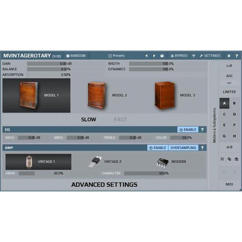 MeldaProduction MVintageRotary - Leslie Cabinet Simulation Plug-In