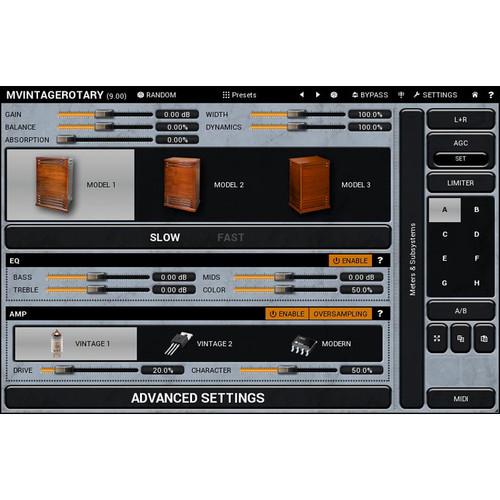 MeldaProduction MVintageRotary - Leslie Cabinet Simulation Plug-In