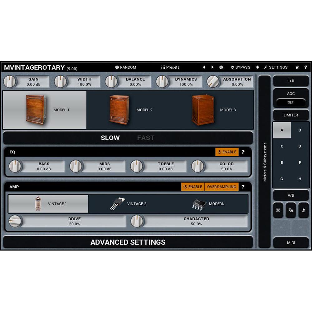 MeldaProduction MVintageRotary - Leslie Cabinet Simulation Plug-In
