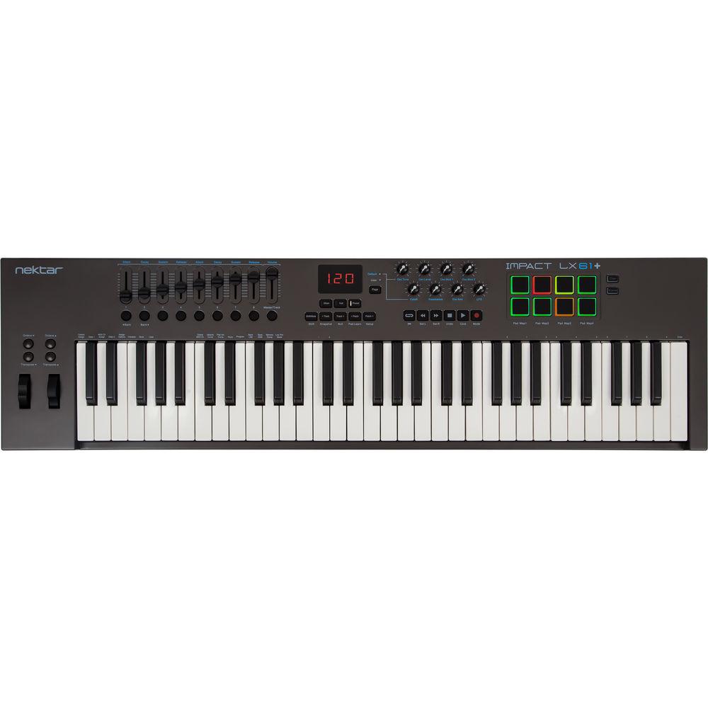 Nektar Technology Impact LX61 61-Key USB MIDI Controller Keyboard
