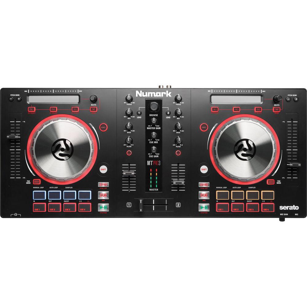 Numark Mixtrack Pro 3 - DJ Controller for Serato DJ with Integrated Sound Card