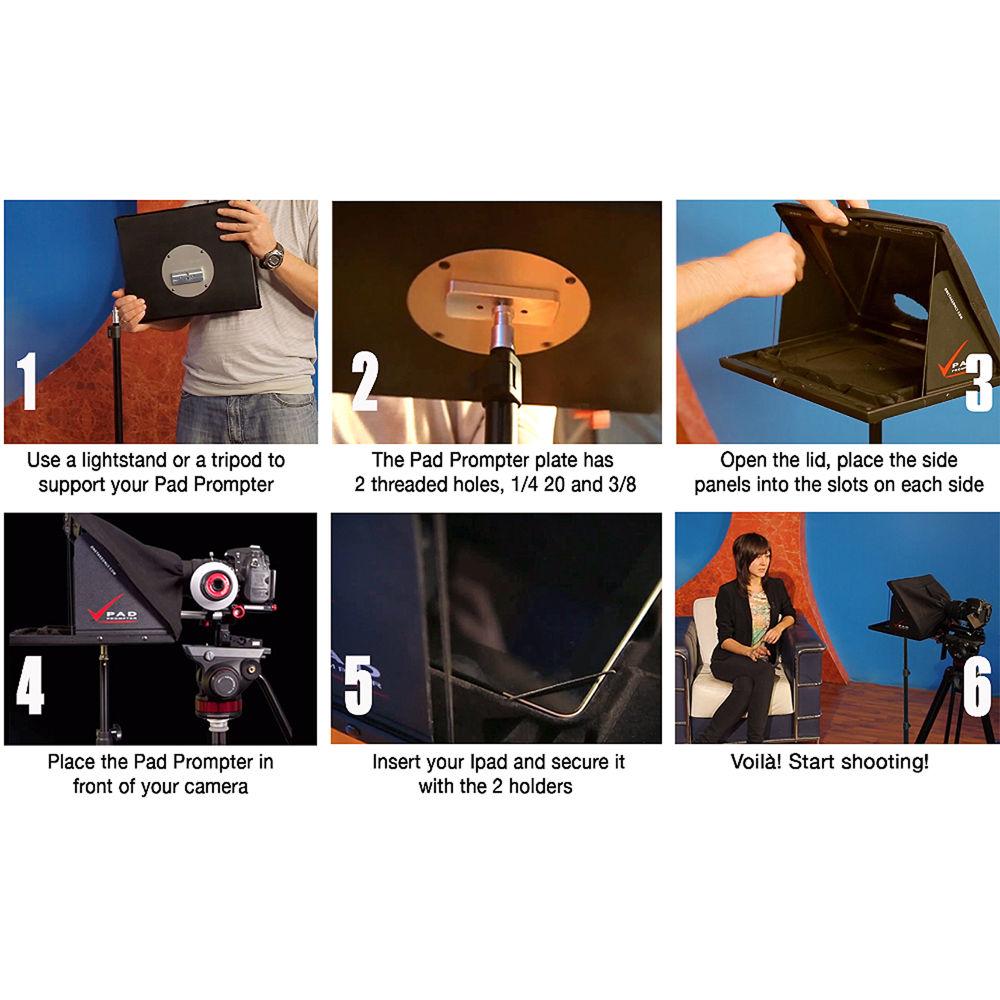 Onetakeonly Pad Prompter for Light Stands