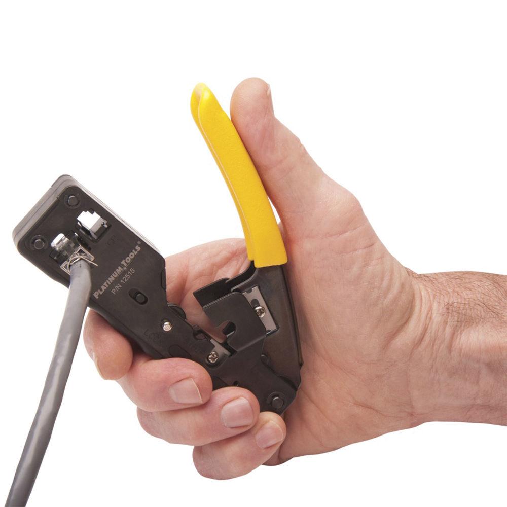 Platinum Tools Tele-TitanXg CAT6A 10Gig Crimp Tool