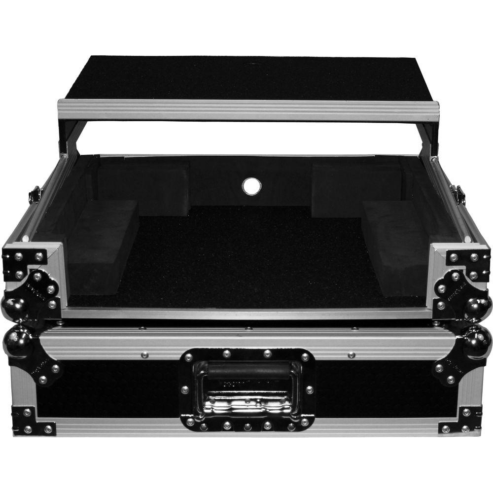 ProX Flight Case For Denon MC6000 and MC6000MK2 Controllers with Laptop Shelf