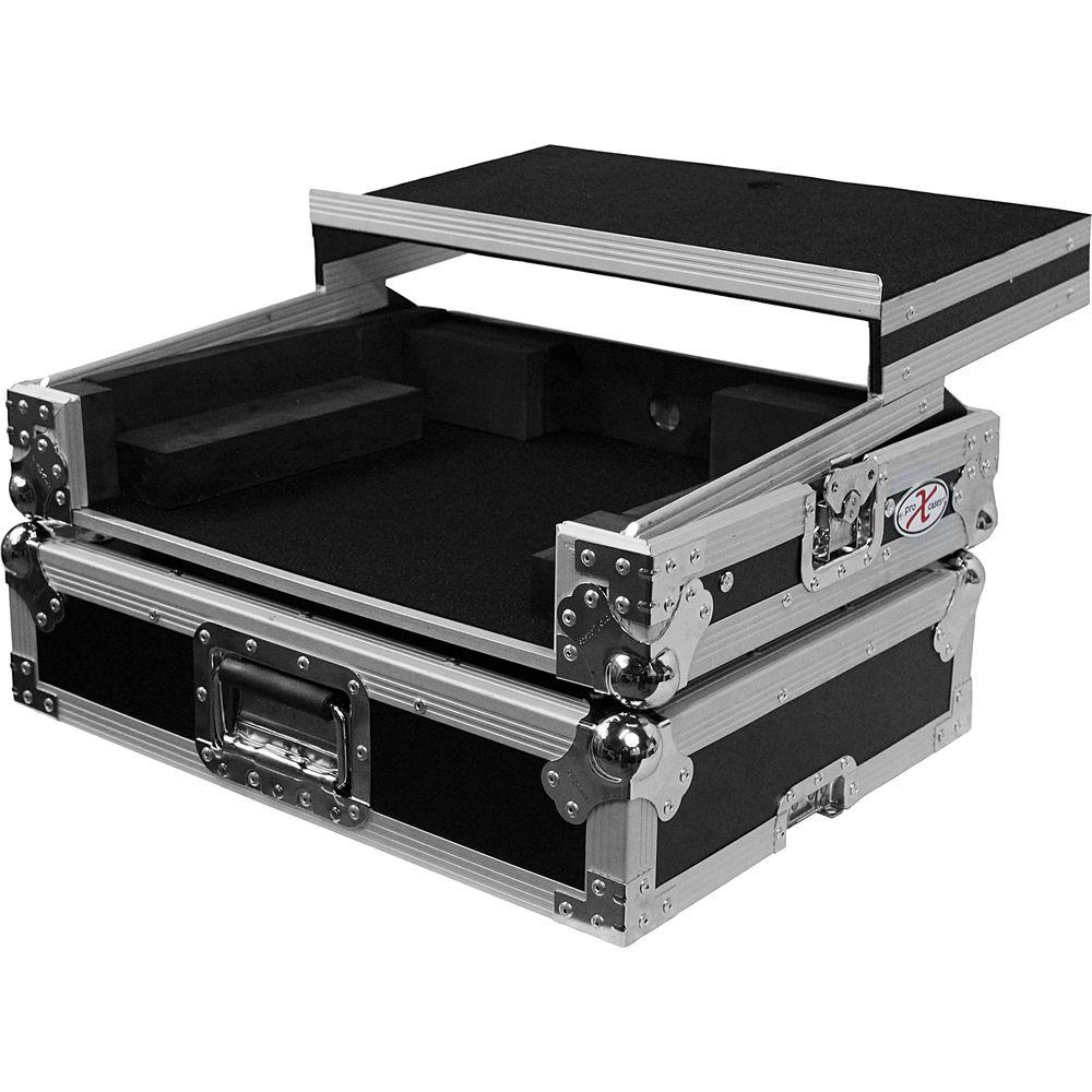 ProX Flight Case For Denon MC6000 and MC6000MK2 Controllers with Laptop Shelf