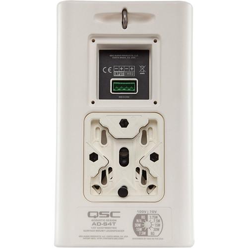 QSC AcousticDesign AD-S4T 4" Two-Way Surface Mount Loudspeakers