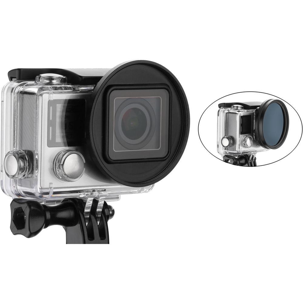 Revo 52mm Filter Mount for GoPro HERO3 HERO4 Standard Housing