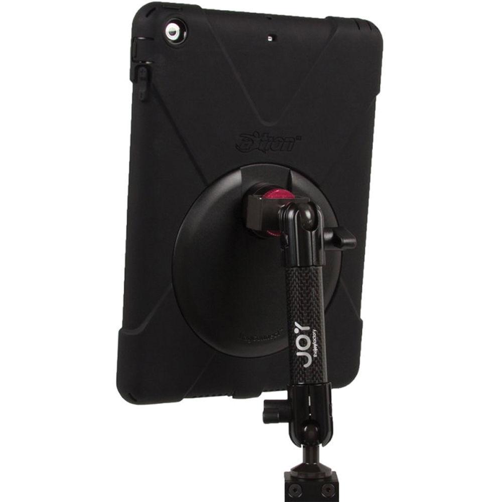 The Joy Factory MagConnect Carbon Fiber C-Clamp Mount with aXtion Bold M-Series Case for iPad mini 1 2 3