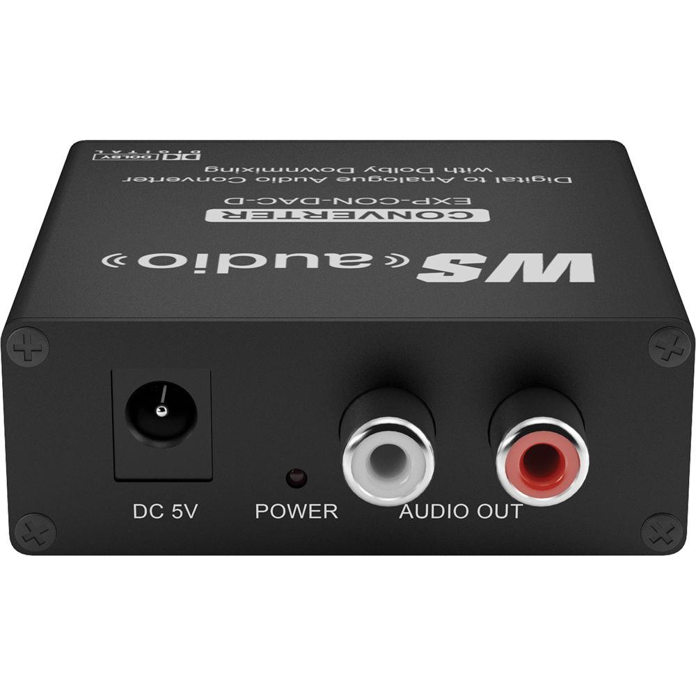 WyreStorm EXP-CON-DAC-D Digital to Analog Audio Converter with Dolby Downmix, WyreStorm, EXP-CON-DAC-D, Digital, to, Analog, Audio, Converter, with, Dolby, Downmix