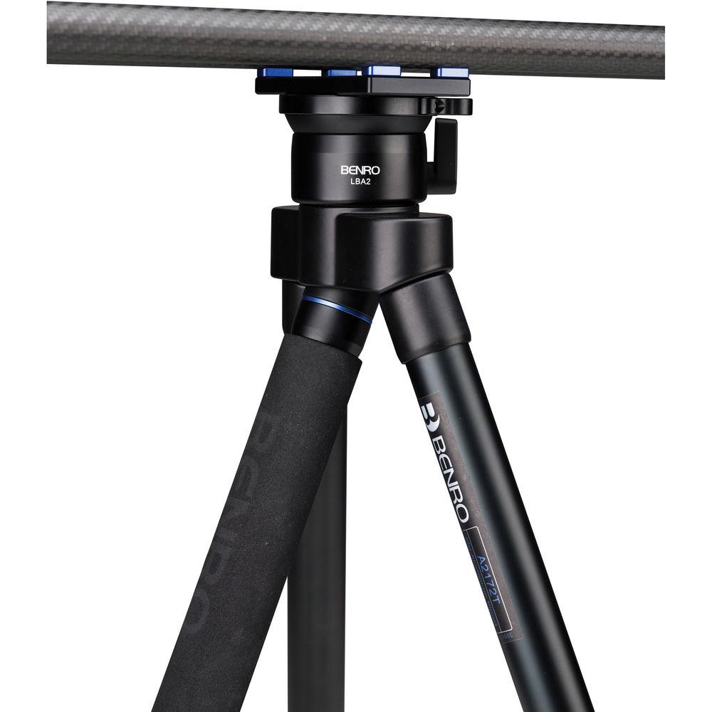 Benro MoveOver12 35.4" Dual Carbon Rail Slider Kit with Video Head & Tripods