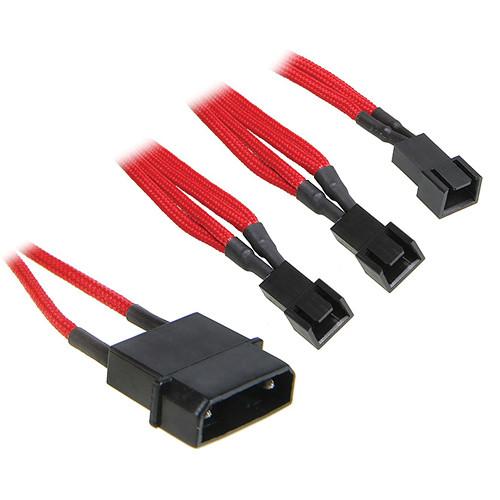 BitFenix Alchemy 7V 4-Pin Molex to 3 x Fan Adapter Cable