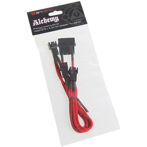 BitFenix Alchemy 7V 4-Pin Molex to 3 x Fan Adapter Cable