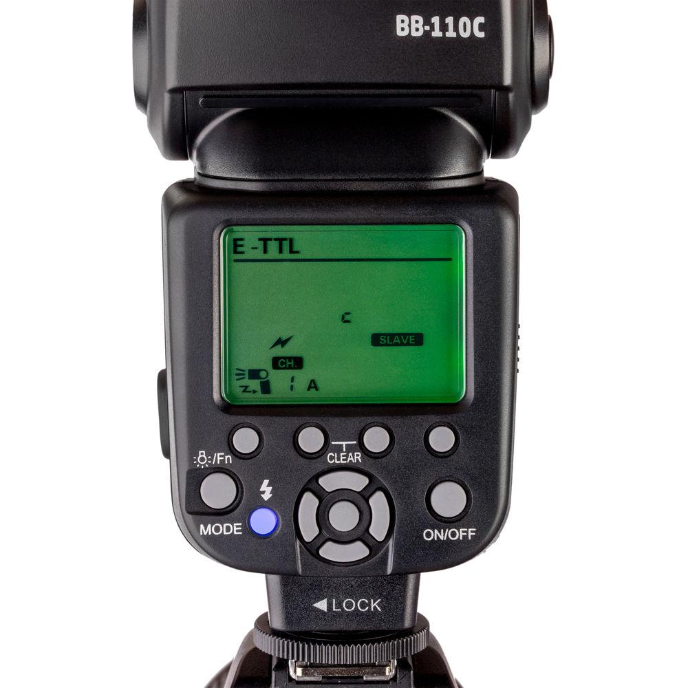 Brilia BB-110C Bare-Bulb TTL Flash for Canon Cameras