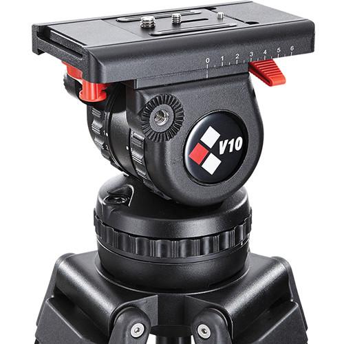 Camgear V10 CF Fluid Head and Carbon Fiber Tripod Kit
