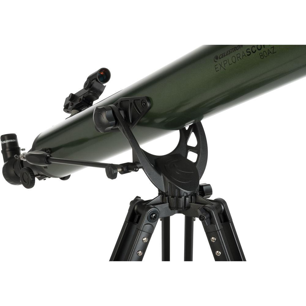 Celestron ExploraScope 80AZ 80mm f 11 Alt-Az Refractor Telescope