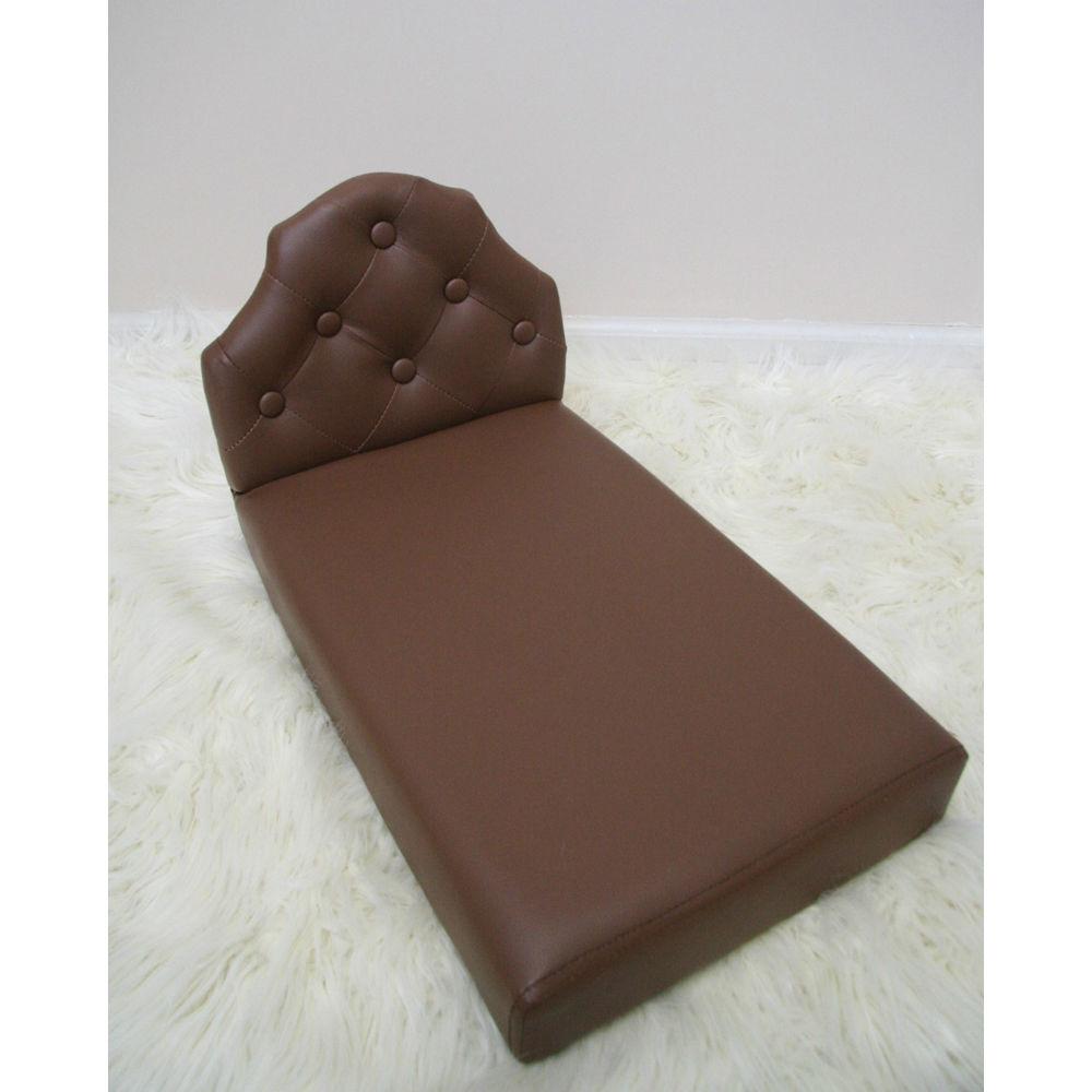 Custom Photo Props Upholstered Tufted Newborn Baby Bed Photo Prop