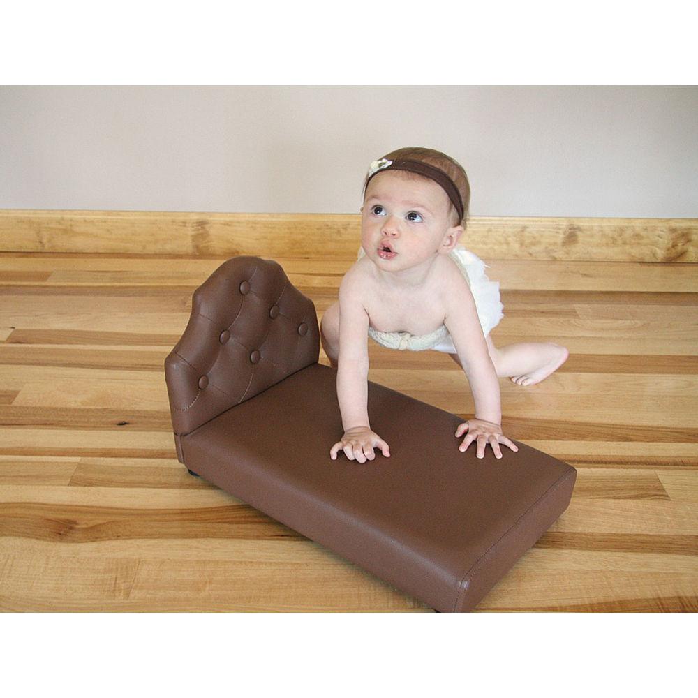 Custom Photo Props Upholstered Tufted Newborn Baby Bed Photo Prop
