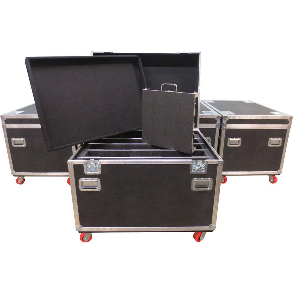 Elation Professional DRCEZ4-10 Road Case for 10 EZ4 Panels