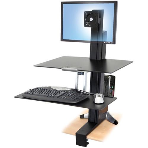 Ergotron WorkFit-S Single Monitor Sit-Stand Workstation