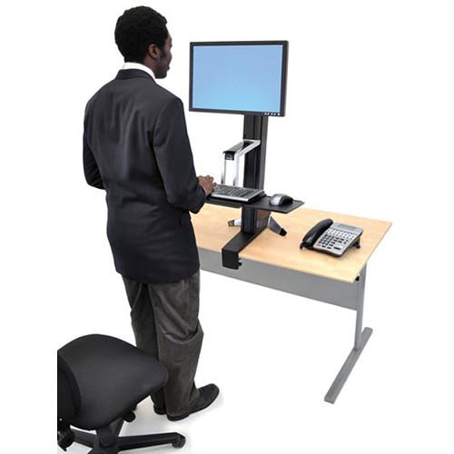 Ergotron WorkFit-S Single Monitor Sit-Stand Workstation