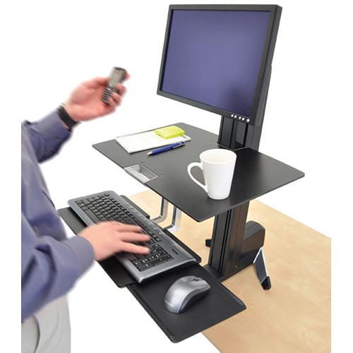 Ergotron WorkFit-S Single Monitor Sit-Stand Workstation