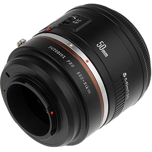 FotodioX Canon EF EF-S-Mount Lens to Nikon 1-Series Mount Camera Adapter