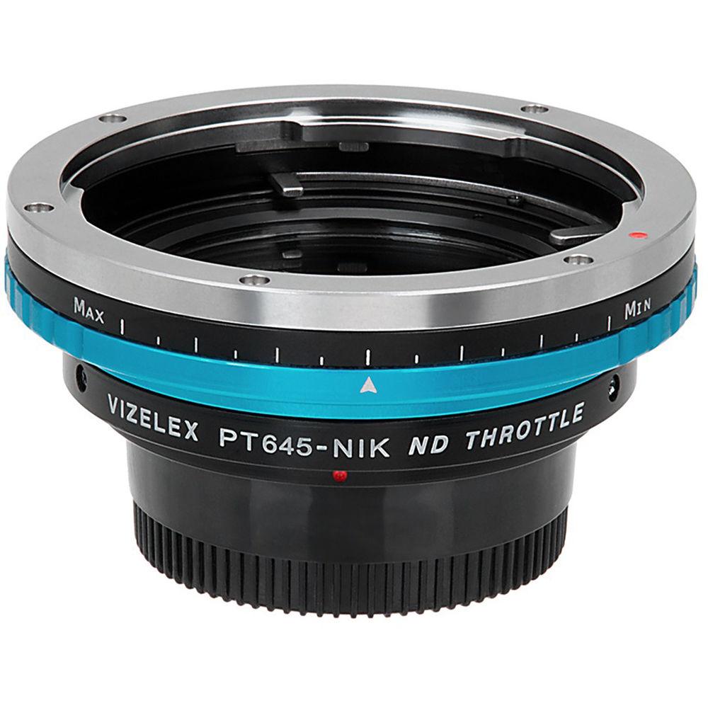 FotodioX Pentax 645 Lens to Nikon F Camera Vizelex ND Throttle Adapter