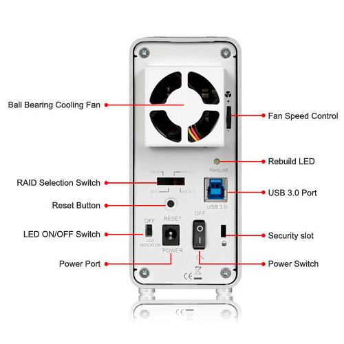 Icy Dock ICYRaid 2-Bay USB 3.1 Gen 1 RAID Enclosure