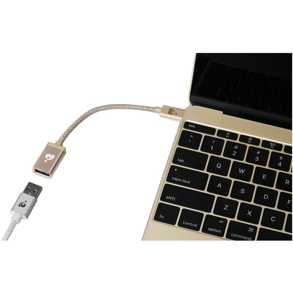 IOGEAR USB 3.0 Type-C Male to Type-A Female Charge & Sync Adapter